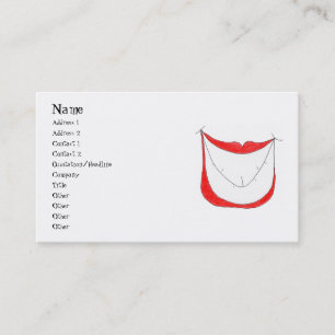 Visite GRANDE carte de profil de SOURIRE