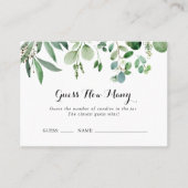 Visite Green Eucalyptus Devine Combien De Carte De Jeu (Devant)