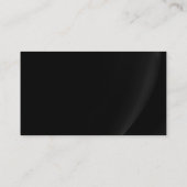 Visite Gris Noir Plaque Moderne Consultant Carte de visit (Dos)