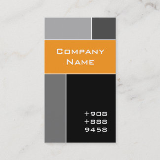 Visite Gris orange de construction moderne de carte de