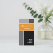 Visite Gris orange de construction moderne de carte de (Debout devant)