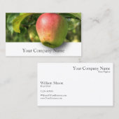 Visite Hanging Apple Orchard Photographie - Carte de visi (Devant / Derrière)