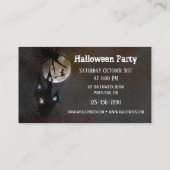 Visite Haunted House Halloween Party Billetterie Carte de (Dos)