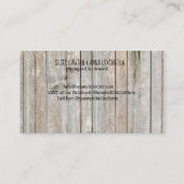 Visite Hen & Chicks Rustic Farmhouse Style Carte de visit (Dos)