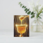 Visite Honey cristal | Boîte de carte Psaum 19:9-11 KJV (Debout devant)