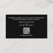 Visite Hypothèque carte de visite, Immobilier, Assurance (Dos)