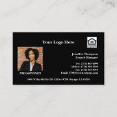 Visite Hypothèque carte de visite, Immobilier, Assurance (Devant)