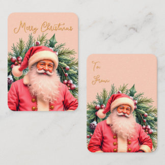 Visite Idée de carte cadeau rose artsy pour le Père Noël