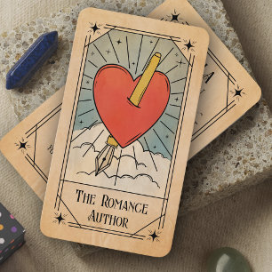 Visite Illustration de carte de tarot d'auteur de romance
