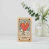 Visite Illustration de carte de tarot d'auteur de romance (Debout devant)