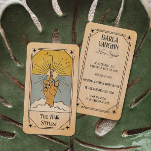Visite Illustration de carte de tarot de styliste capilla