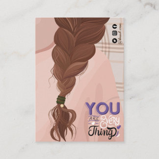 Visite Illustration de la carte d'affichage des cheveux