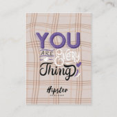 Visite Illustration de la carte d'affichage des cheveux (Dos)