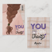 Visite Illustration de la carte d'affichage des cheveux (Devant / Derrière)