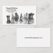 Visite Image d'échecs carte de visite. (Devant / Derrière)