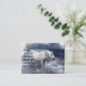 Visite Imaginaire White Horse & Ocean Surf Carte de visit (Debout devant)