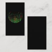 Visite Informaticien binaire abstrait de carte (Devant / Derrière)