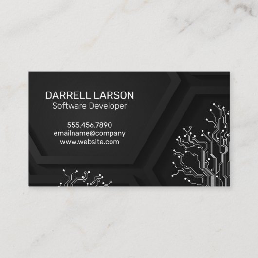 Visite Ingénieur | Carte de circuit logiciel | Géométriqu (Devant)