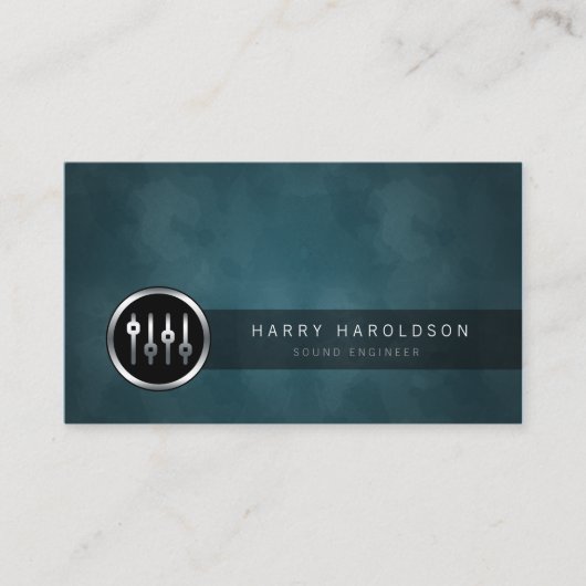 Visite Ingénieur sonore - Diapositives de volume Carte de (Devant)