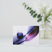 Visite Inscription avec la carte de profil de style (Debout devant)