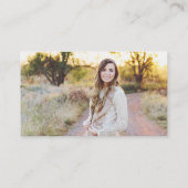 Visite Insertion de carte nominative d'obtention du (Dos)