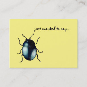 Visite Je voulais juste dire... (mignon bousier) carte de