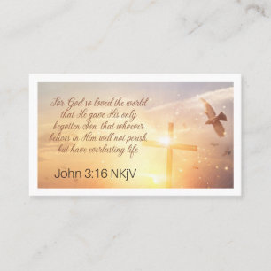 Visite John 3:16 Carte de prière