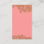 Visite Joli en rose sur chocolat avec carte de profil tou (Dos)