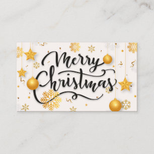 Visite Joyeuse carte de Noël