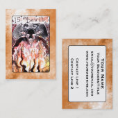 Visite La carte de tarot de diable (Devant / Derrière)