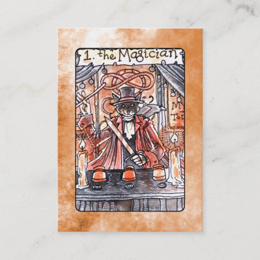 Visite La carte de tarot de magicien (Devant)