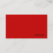Visite La carte rouge de profil de chaussure (Dos)