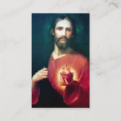 Visite La consécration à la carte de prière du Sacré-Coeu (Devant)