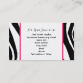 Visite La copie Apple de zèbre façonnent le carte de (Dos)