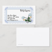 Visite La couche-culotte de bébé goupille le carte de (Devant / Derrière)