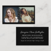 Visite La dernière année de carte nominative d'obtention (Devant / Derrière)