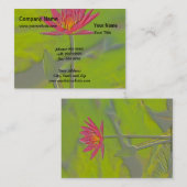 Visite La nature/Faux intact de Lotus gravent le carte de (Devant / Derrière)