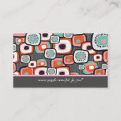 Visite La rétro fleur de sushi ajuste la carte de profil (Dos)