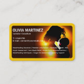 Visite Lactation Bilingue Anglais Espagnol Carte de visit (Devant)