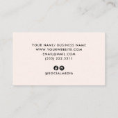 Visite Lash, Brows, Carte de rappel de rendez-vous maquil (Dos)