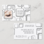 Visite Le blanc avec le gris cube la carte de (Devant / Derrière)