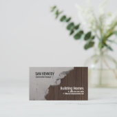 Visite Le bois de ciment lambrisse la carte d'entreprise (Debout devant)