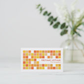 Visite Le jaune orange couvre de tuiles le carte de (Debout devant)