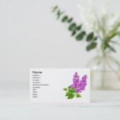 Visite Le lilas fleurit la carte de profil (Debout devant)