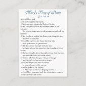 Visite Le Magnificat - Carte de prière (Appartement) (Dos)