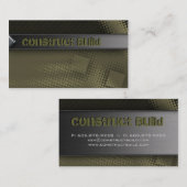 Visite Le métal grunge de carte d'entreprise de (Devant / Derrière)