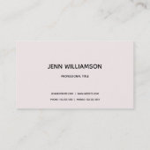 Visite Le rose rose d'or rougissent carte moderne de (Dos)