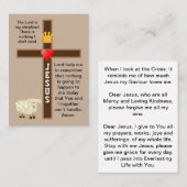Visite Le Seigneur est ma carte de prière de berger (Devant / Derrière)