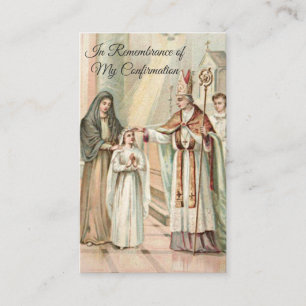 Visite Le souvenir confirment la carte sainte de fille de