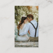 Visite LeahG RSVP QR Code Détails de la photo Carte Maria (Dos)